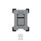 לחצן הדחה נסתר TPLATE G בעיצוב מינימליסטי, תואם ניאגרה סמויה GROHE